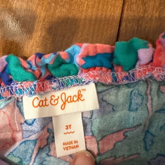 Cat & Jack Multicolor Ruffled Garment - Picture 2 of 2